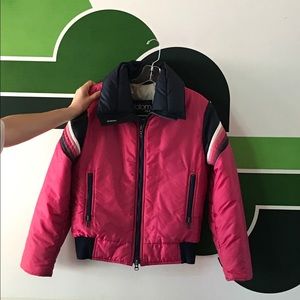 Retro 70s Slalom Ski Jacket in Plum Size Small